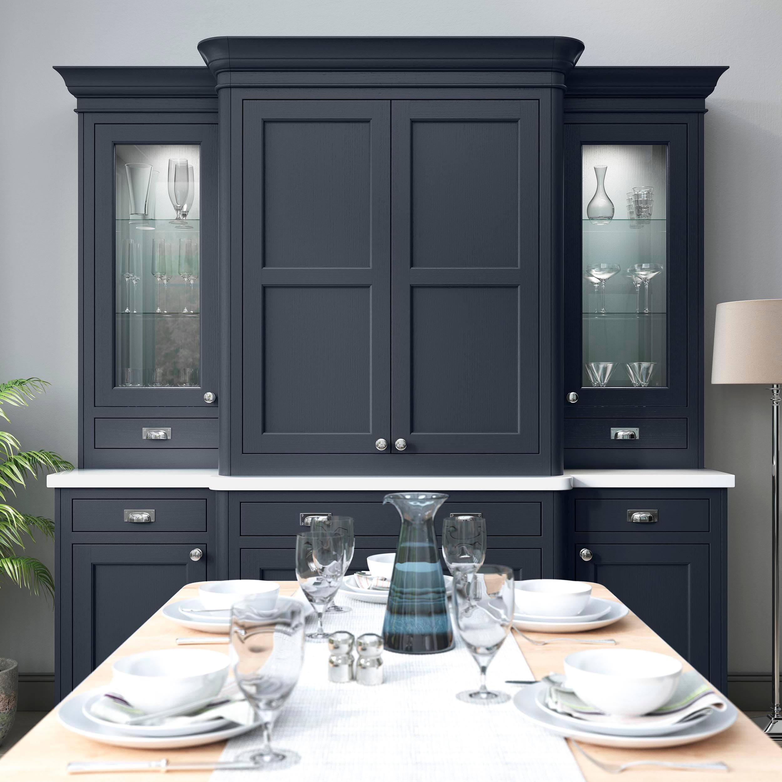 Belgravia Porcelain and Slate Blue Cameo 4 RGB