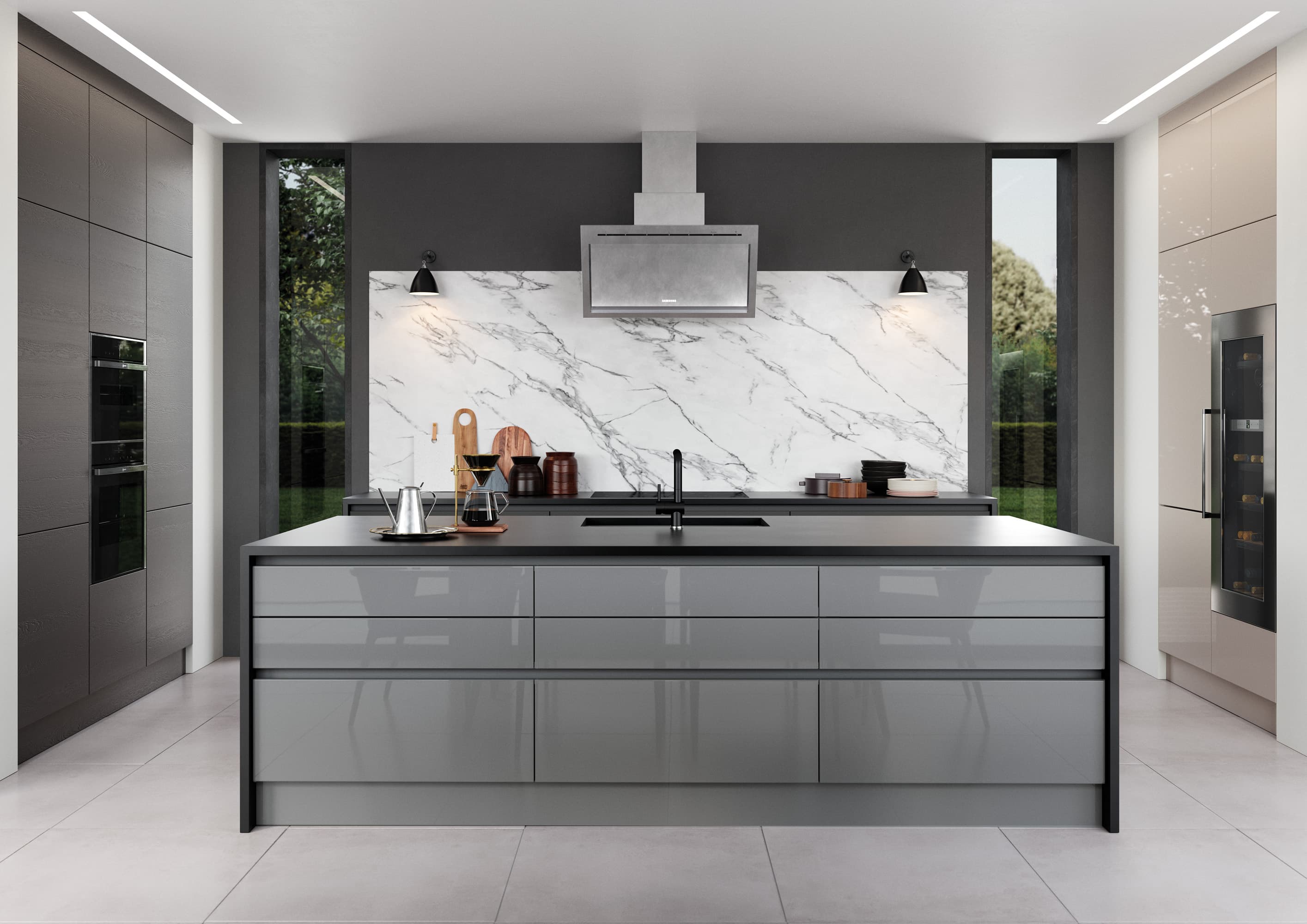 Zola Gloss Dust Grey and Tavola Carbon Main Shoot RGB